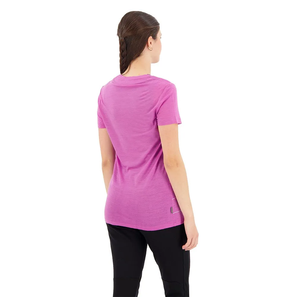 Icebreaker Tech Lite Ii Scoop Hill Sprint Merino Kortarmet T-skjorte, Cosmic