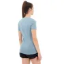 Icebreaker Tech Lite Ii Ss Scoop Tee Reflection Lines Kortarmet T-skjorte, Astral blue