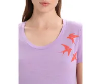 Icebreaker Tech Lite II Swarming Shapes SS Scoop Tee Women