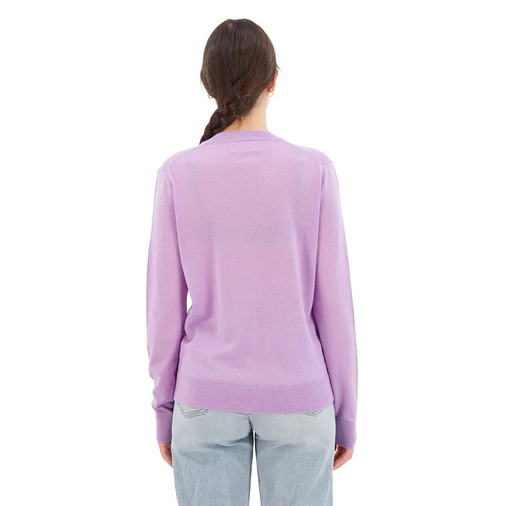 Icebreaker Wilcox V Merino Genser, Purple gaze