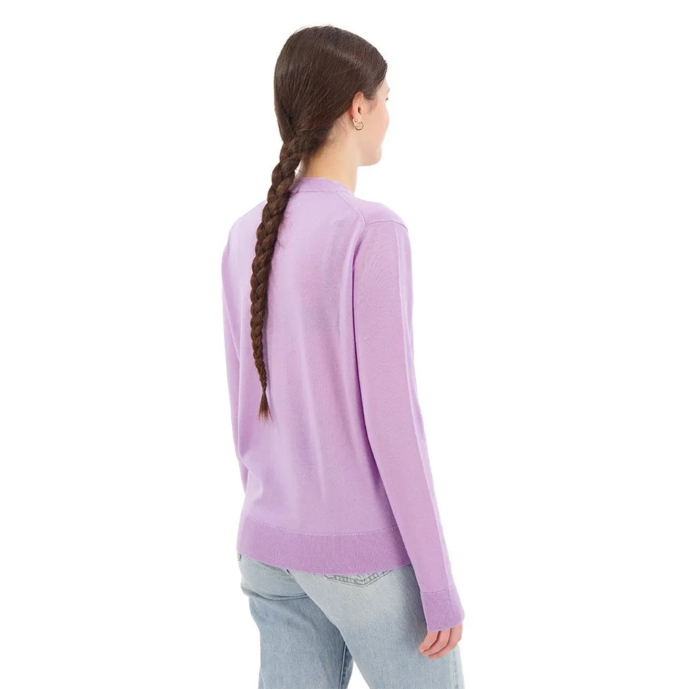 Icebreaker Wilcox V Merino Genser, Purple gaze