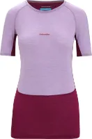 Icebreaker Women's 125 Zoneknit™ Short Sleeve Crewe Purple Gaze/Go Berry/Cb Icebreaker Women's 125 Zoneknit™ Short Sleeve Crewe Purple Gaze/Go Berry/Cb
