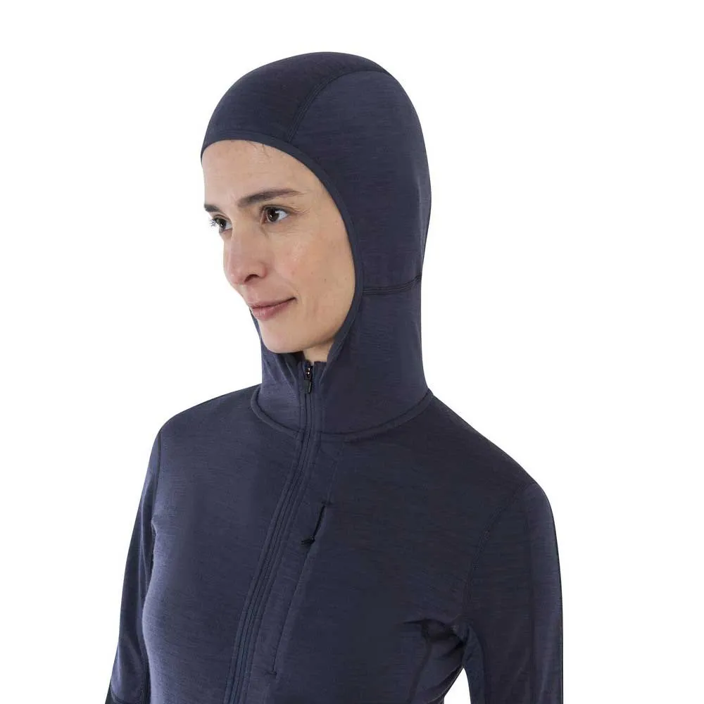 Icebreaker Women's Merino 200 Realfleece Descender Longsleeve Zip
