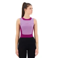 Icebreaker Zone Knit Cropped Ermeløs T-skjorte