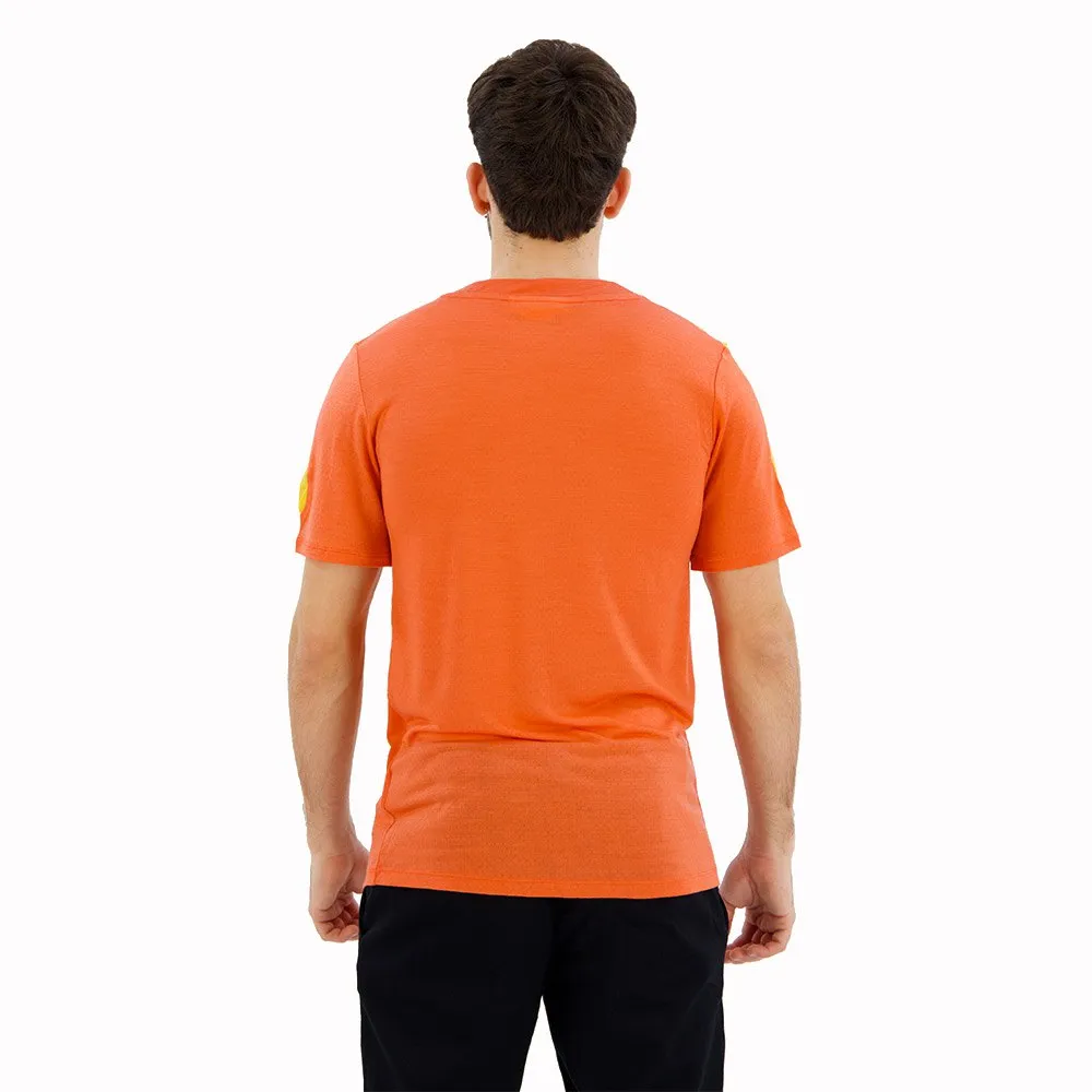 Icebreaker Zoneknit™ Geodetic Kortarmet T-skjorte, Summer / vibrant earth / aop Icebreaker Zoneknit™ Geodetic Kortarmet T-skjorte, Summer / vibrant earth / aop
