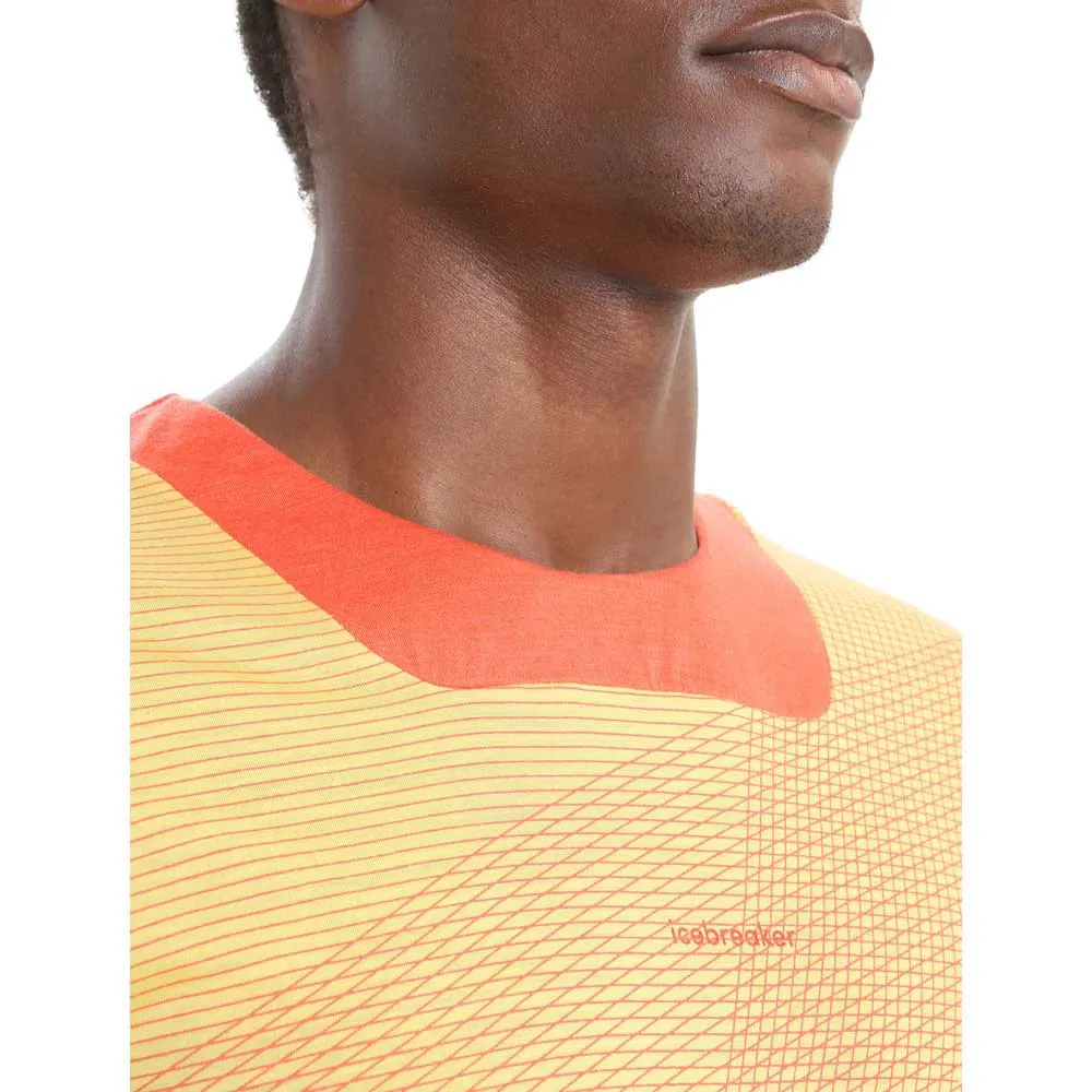 Icebreaker Zoneknit™ Geodetic Kortarmet T-skjorte, Summer / vibrant earth / aop Icebreaker Zoneknit™ Geodetic Kortarmet T-skjorte, Summer / vibrant earth / aop