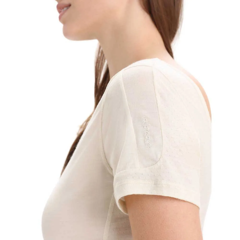 Icebreaker Zoneknit™ Scoop Back Kortarmet T-skjorte Icebreaker Zoneknit™ Scoop Back Kortarmet T-skjorte