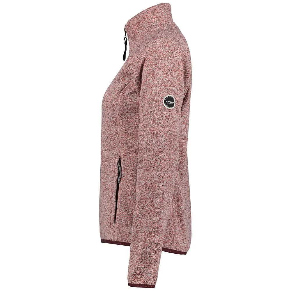 Icepeak Addison Fleecejakke Med Full Glidelås, Pink Icepeak Addison Fleecejakke Med Full Glidelås, Pink