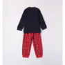 Ido 47504 Pyjamas Med Lange Ermer, Navy, 24MON