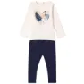 Ido 47623 Langarmet Sett, Cream / blue, 4Y