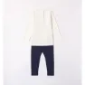Ido 47623 Langarmet Sett, Cream / blue, 4Y