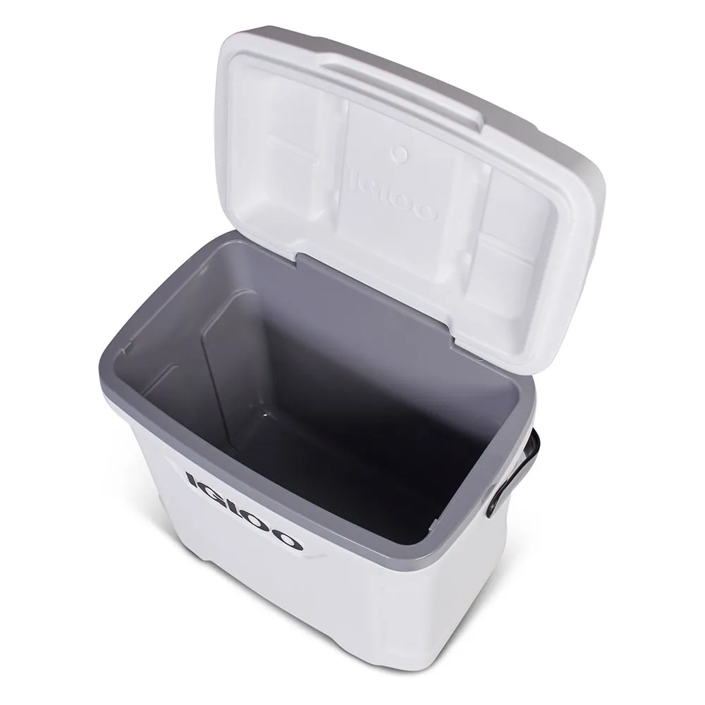 Igloo Coolers Latitude Marine Ultra 30l Stiv Bærbar Kjøleboks, White / grey, 42.5 x 33.5 x 47cm