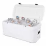 Igloo Coolers Marine Contour 120 113l Stiv Bærbar Kjøleboks, White, 96 x 42 x 47cm