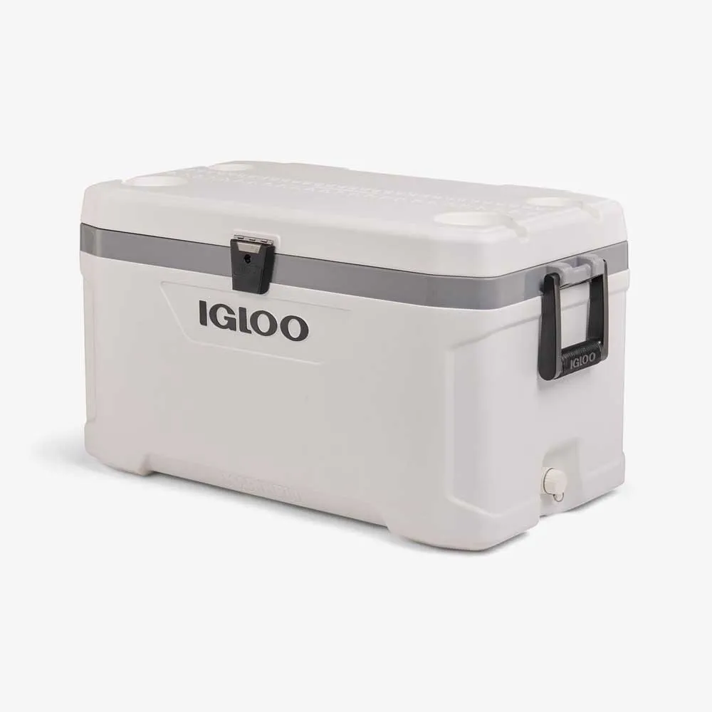 Igloo Coolers Marine Ultra Stiv Bærbar Kjøleboks 66.2l, White / grey, 29 25/32 x 16 19/32 x 10 1/16"