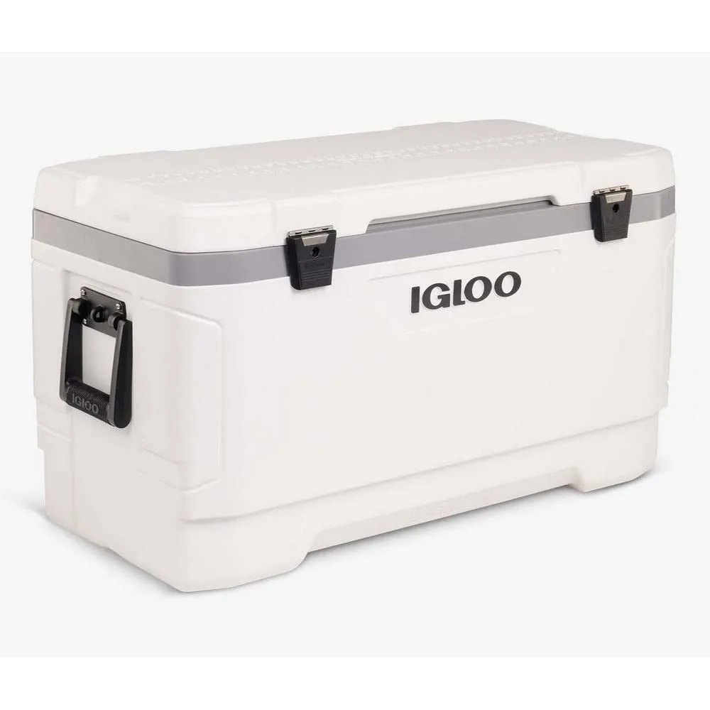 Igloo Coolers Marine Ultra Stiv Bærbar Kjøleboks 94.6l, White / grey, 34 3/8 x 16 29/32 x 18 13/16" Igloo Coolers Marine Ultra Stiv Bærbar Kjøleboks 94.6l, White / grey, 34 3/8 x 16 29/32 x 18 13/16"