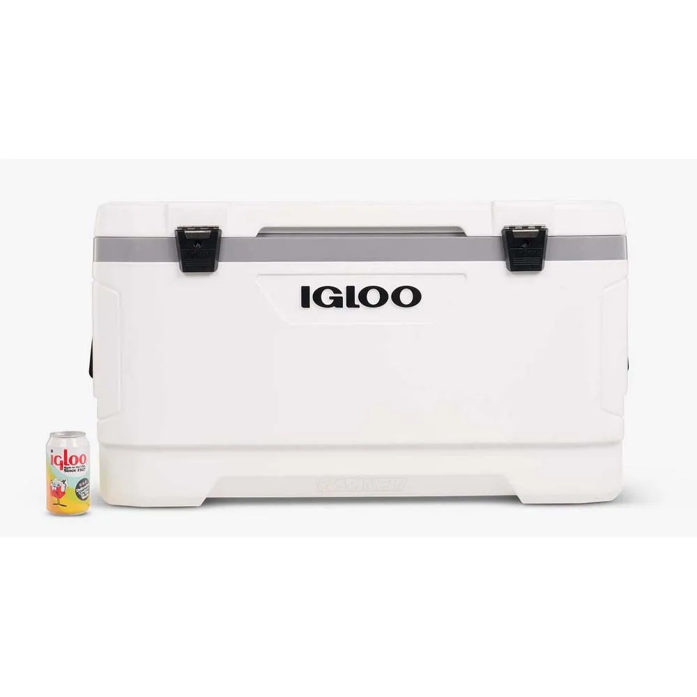 Igloo Coolers Marine Ultra Stiv Bærbar Kjøleboks 94.6l, White / grey, 34 3/8 x 16 29/32 x 18 13/16" Igloo Coolers Marine Ultra Stiv Bærbar Kjøleboks 94.6l, White / grey, 34 3/8 x 16 29/32 x 18 13/16"