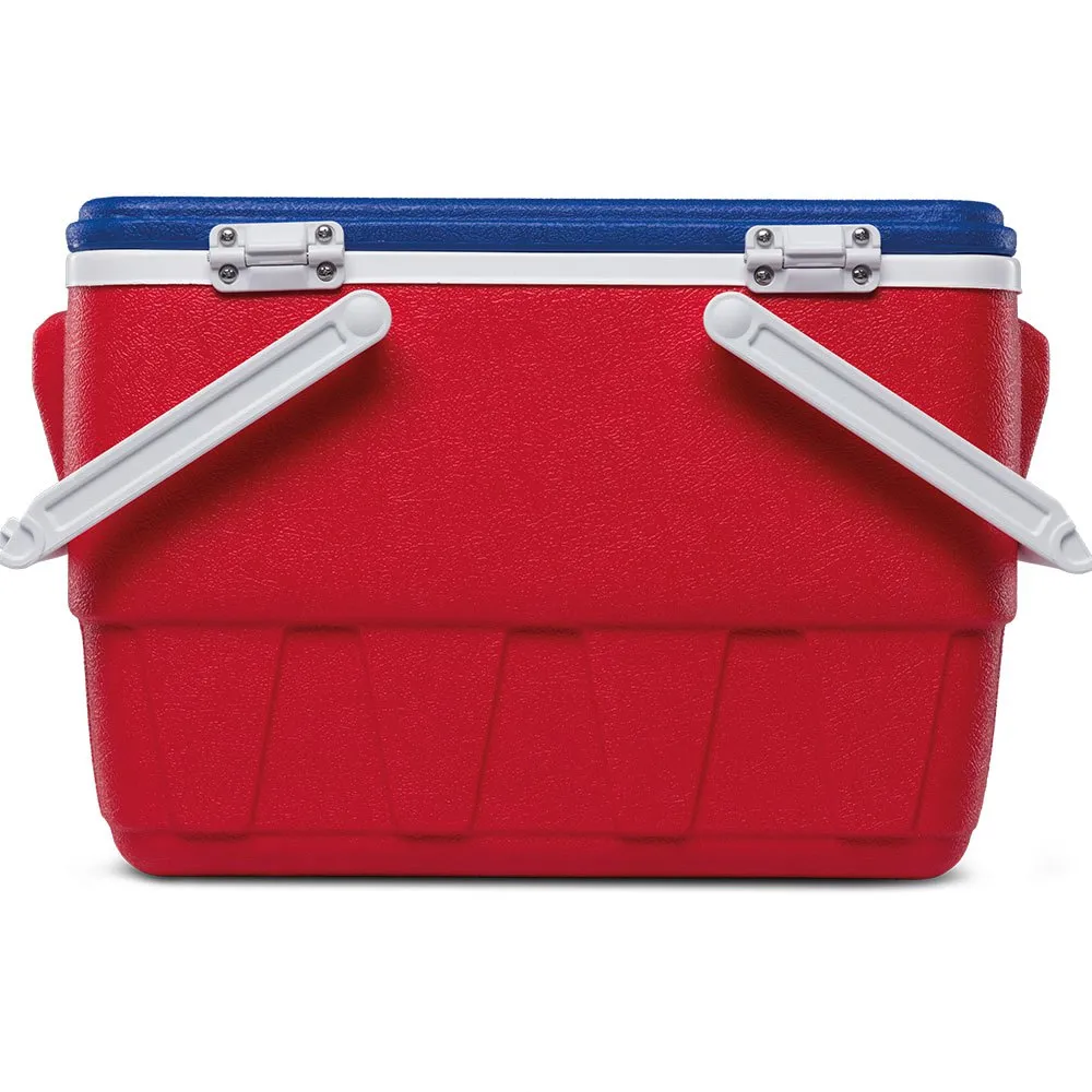 Igloo Coolers Pcinic Retro 24l Stiv Bærbar Kjøleboks, Red / blue, One Size Igloo Coolers Pcinic Retro 24l Stiv Bærbar Kjøleboks, Red / blue, One Size