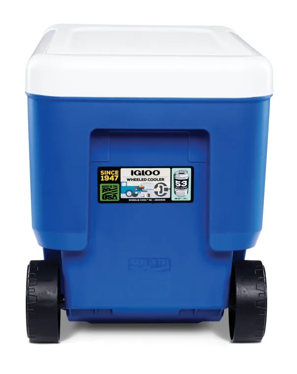 Igloo Coolers Wheelie Cool 38 36l Stiv Bærbar Kjøleboks, Blue, One Size