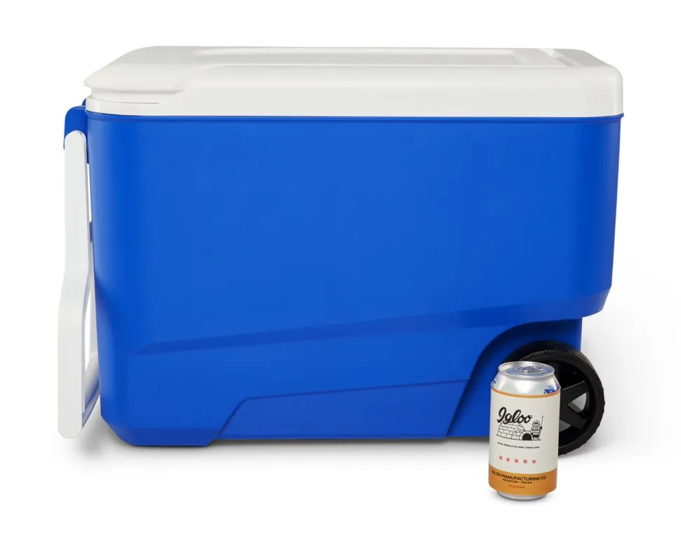 Igloo Coolers Wheelie Cool 38 36l Stiv Bærbar Kjøleboks, Blue, One Size