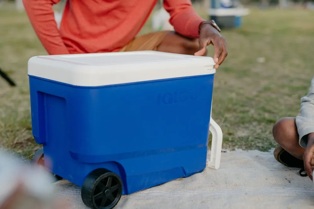 Igloo Coolers Wheelie Cool 38 36l Stiv Bærbar Kjøleboks, Blue, One Size