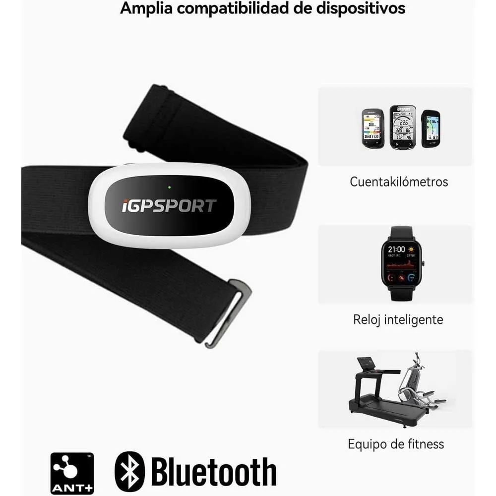 Igpsport Hr50 Pulssensor, Black / white