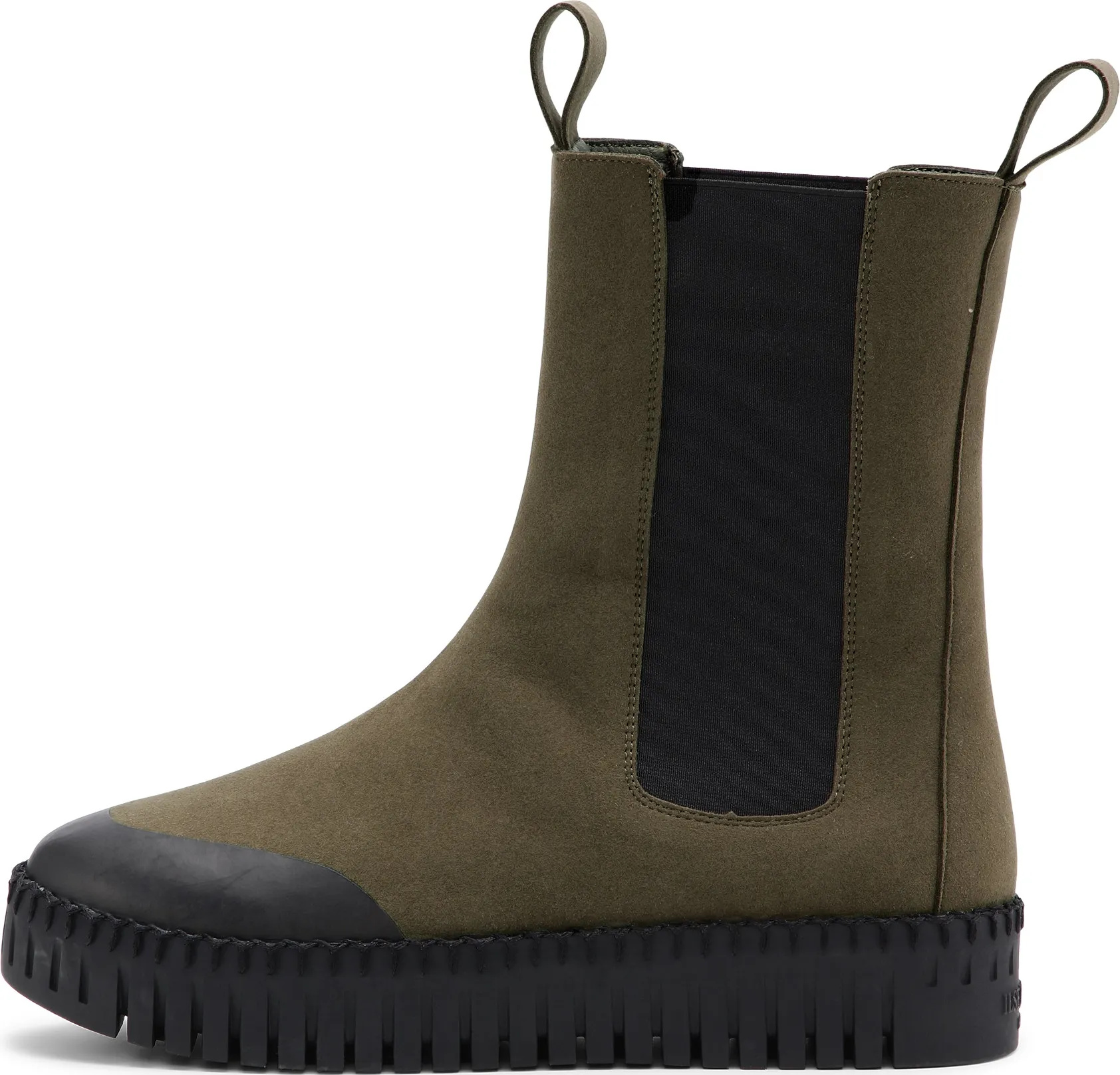 Ilse Jacobsen Women's Tulip Long Chelsea Boot, Deep olive black Ilse Jacobsen Women's Tulip Long Chelsea Boot, Deep olive black