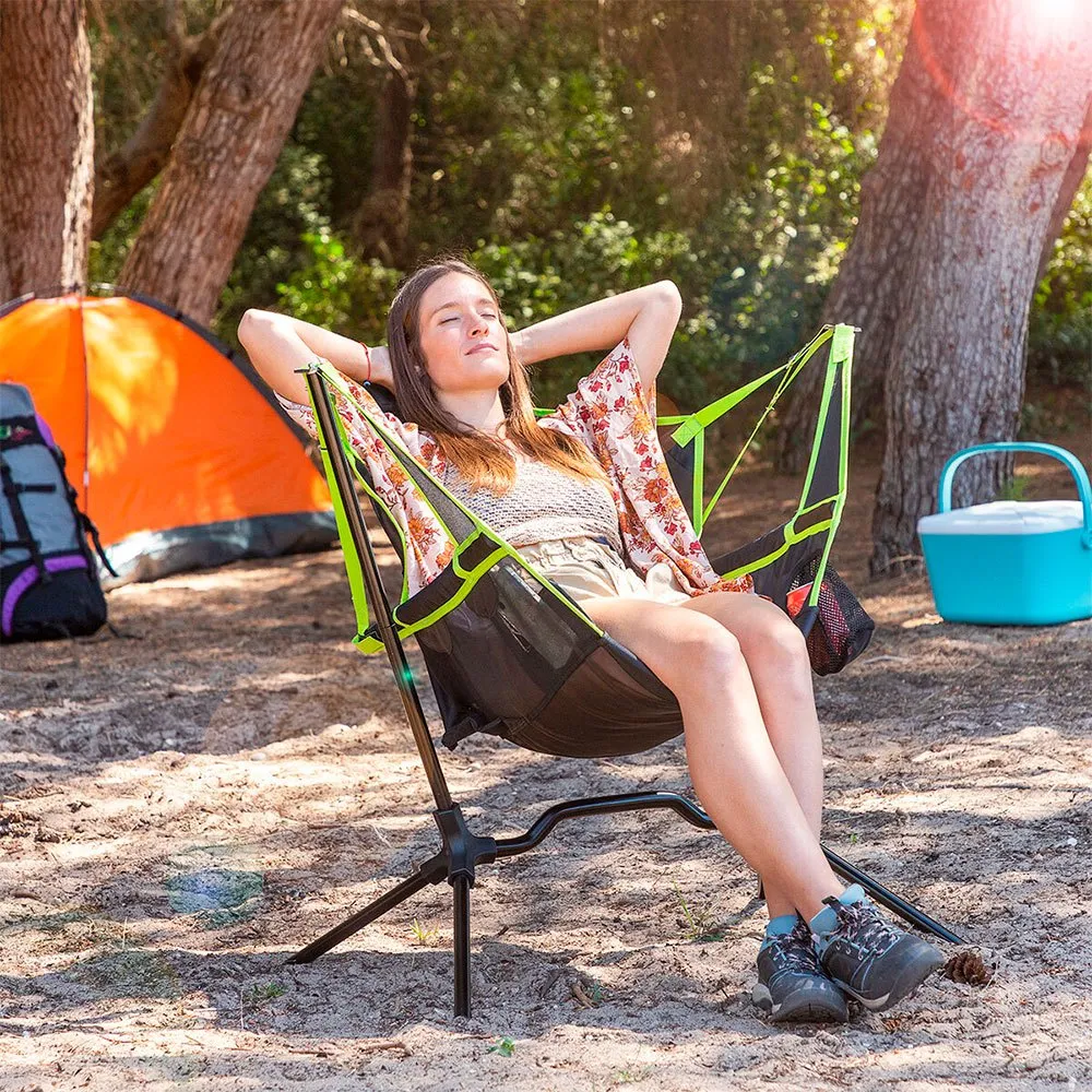 Innova Kamprock Swing Camping Folding Stol, Green / black, One Size Innova Kamprock Swing Camping Folding Stol, Green / black, One Size