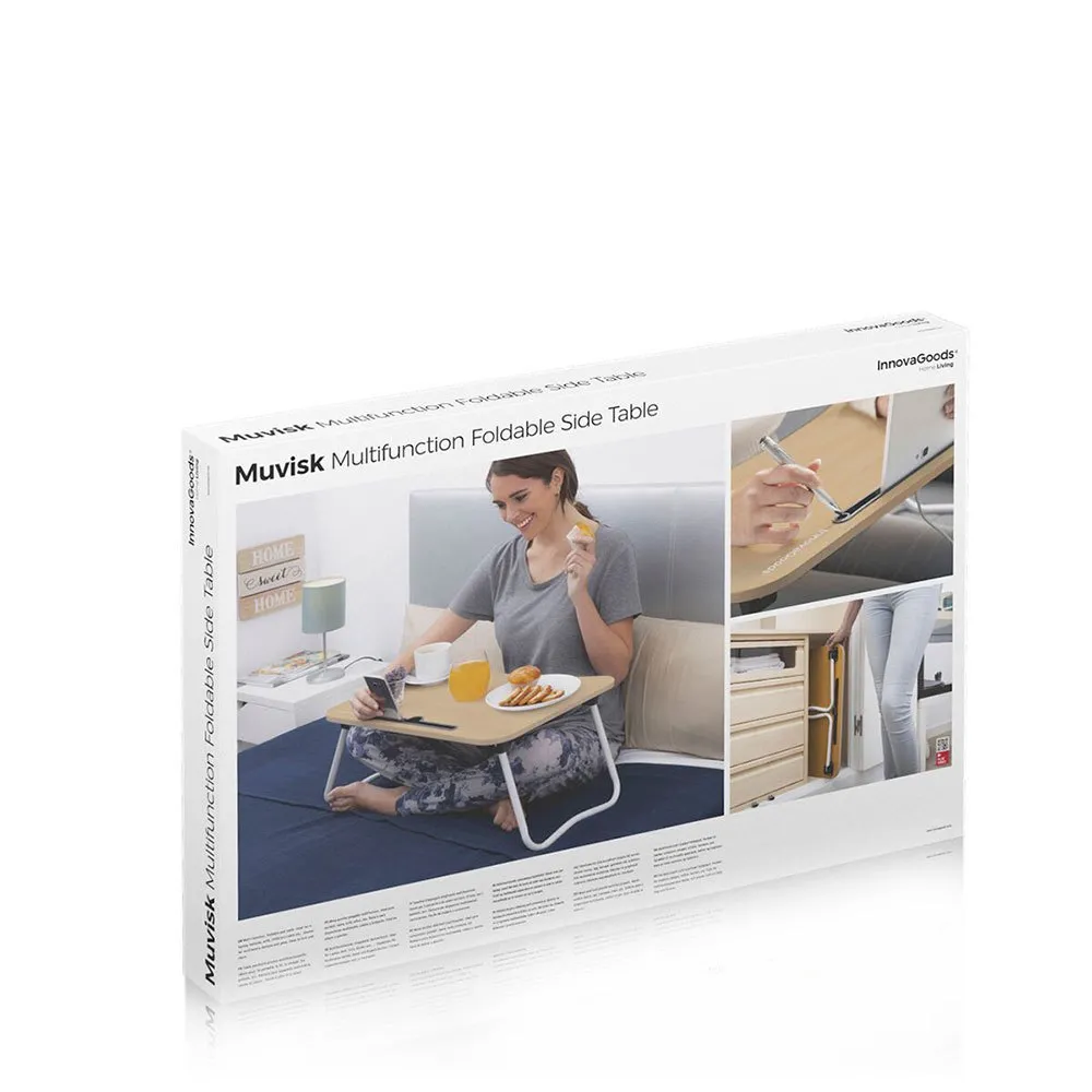 Innova Muvisk Folding Bord, Brown / white, One Size