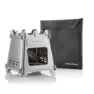 Innova Sammenleggbar Vedovn For Camping, Silver, One Size