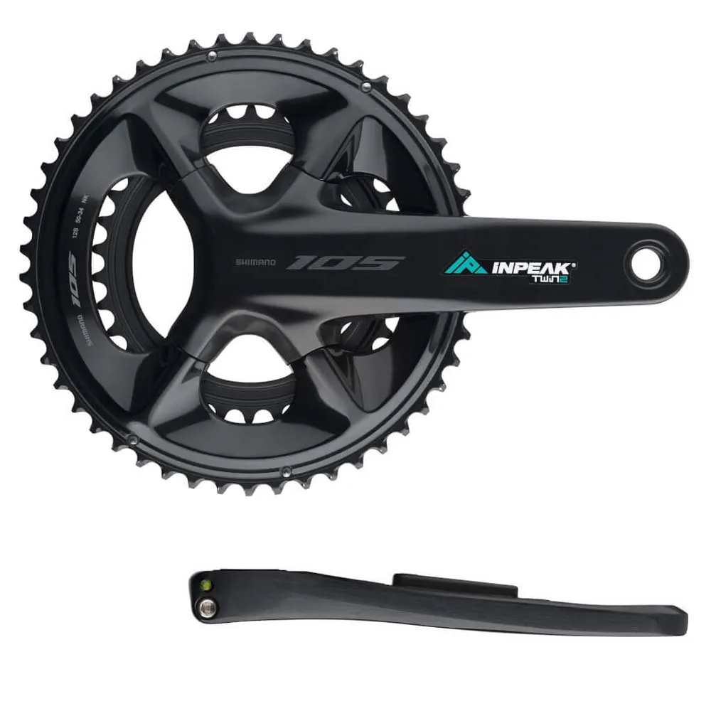 Inpeak Twin2 105 Fc-r7100 Krank Med Effektmåler Inpeak Twin2 105 Fc-r7100 Krank Med Effektmåler