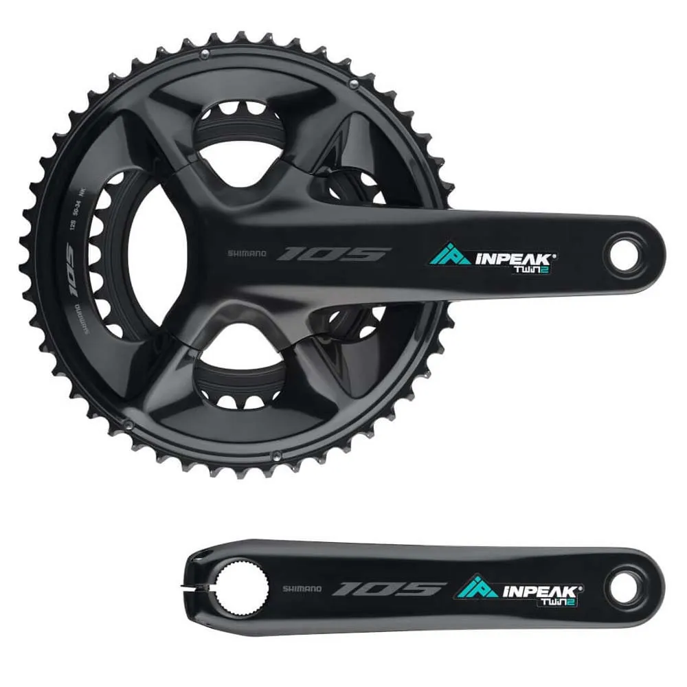 Inpeak Twin2 105 Fc-r7100 Krank Med Effektmåler Inpeak Twin2 105 Fc-r7100 Krank Med Effektmåler