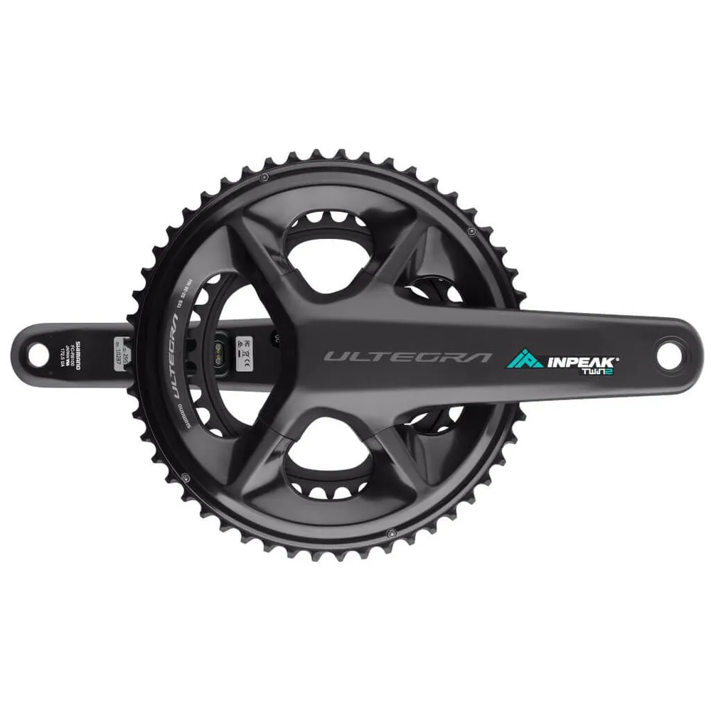 Inpeak Twin2 Shimano Ultegra Fc-r8100 Krank Med Effektmåler Inpeak Twin2 Shimano Ultegra Fc-r8100 Krank Med Effektmåler