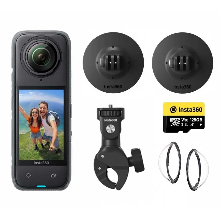 Insta360 X4 Motor Combo Actionkamera, Black, One Size Insta360 X4 Motor Combo Actionkamera, Black, One Size