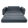 Intex 2-i-1 Oppblåsbar Sovesofa unisex, Grey, 203 x 224 x 66cm