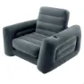 Intex 2-i-1 Oppblåsbar Stol Seng unisex, Grey, 117 x 224 x 66cm