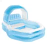 Intex 229x191x135 Cm Rektangulært Oppblåsbart Basseng unisex, Blue / white, 530L