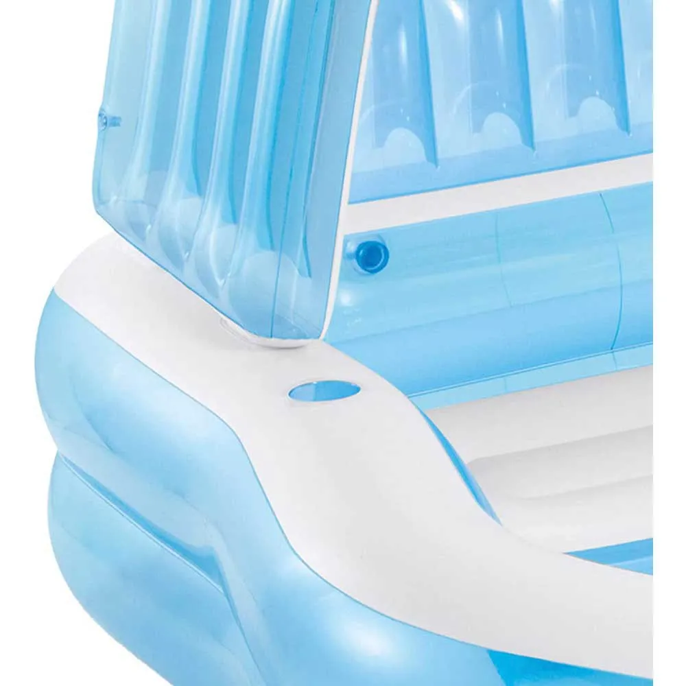 Intex 229x191x135 Cm Rektangulært Oppblåsbart Basseng unisex, Blue / white, 530L