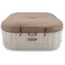 Intex 28446 Purespa Chevron Deluxe 4p 175x175x28 Cm Oppblåsbart Boblebad unisex, Beige, 795L