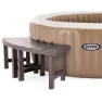 Intex 55095 Bench 2 Units Tilbehør Til Boblebad unisex, Brown, 62 x 37 x 42cm