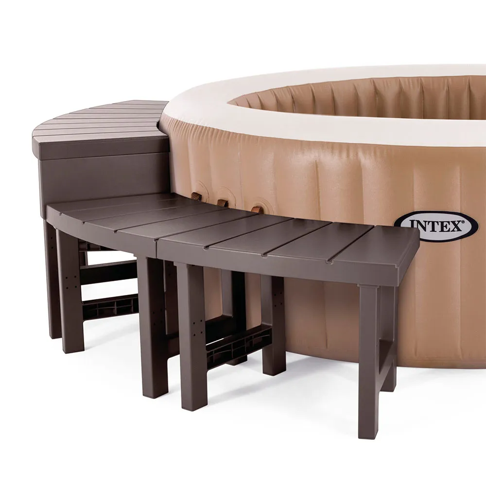 Intex 55096 Bench 4 Units Tilbehør Til Boblebad unisex, Brown, 62 x 37 x 42/62 x 37 x 60cm Intex 55096 Bench 4 Units Tilbehør Til Boblebad unisex, Brown, 62 x 37 x 42/62 x 37 x 60cm