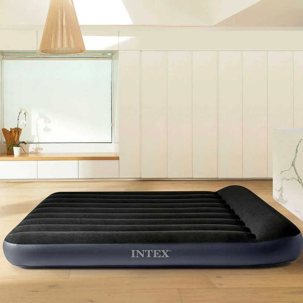 Intex 64150 Dura-beam Standard Classic Queen 152x203x25 Cm Dobbel Luftmadrass, 152 x 203 x 25cm