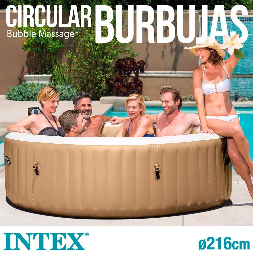 Intex Bubble Massage Purespa Basseng unisex, Brown / beige, 6 People Intex Bubble Massage Purespa Basseng unisex, Brown / beige, 6 People