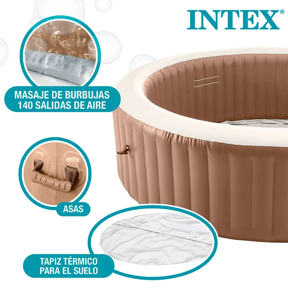 Intex Bubble Massage Purespa Basseng unisex, Brown / beige, 6 People Intex Bubble Massage Purespa Basseng unisex, Brown / beige, 6 People