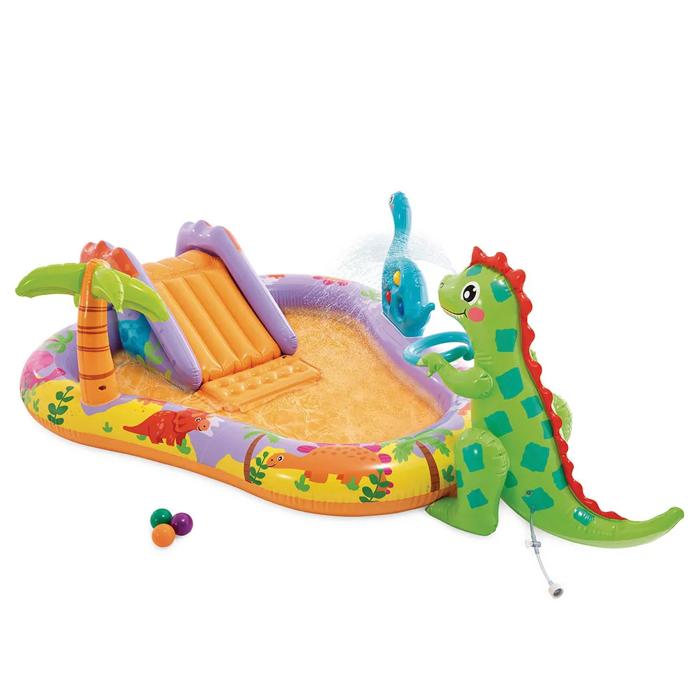 Intex Dino Park 201x157x69 Cm Vannlekesenter unisex, Multicolour, 159L