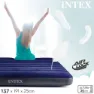 Intex Dura-beam Classic Downy Dobbel Luftmadrass, Blue, 191 x 137 x 25cm