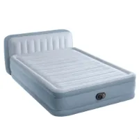 Intex Dura-beam Deluxe Plush Queen Size With Headboard Dobbel Luftmadrass Intex Dura-beam Deluxe Plush Queen Size With Headboard Dobbel Luftmadrass