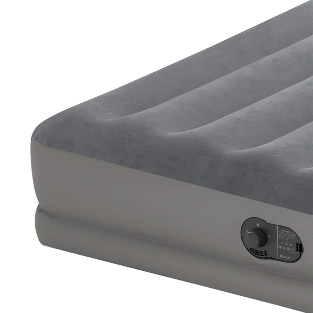 Intex Dura Beam Queen Luftmadrass, Grey, One Size Intex Dura Beam Queen Luftmadrass, Grey, One Size