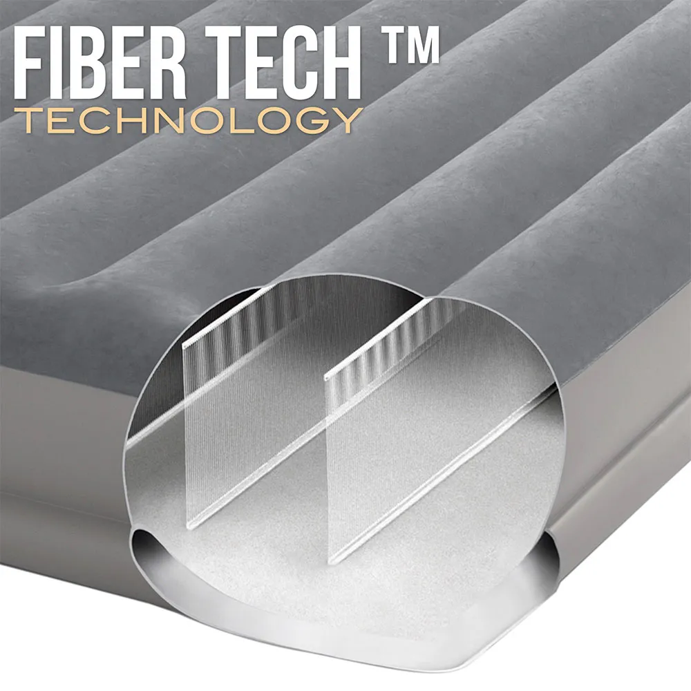 Intex Dura Beam Queen Luftmadrass, Grey, One Size Intex Dura Beam Queen Luftmadrass, Grey, One Size