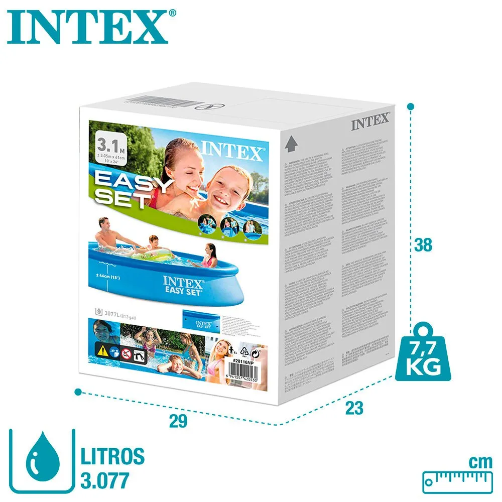 Intex Easy Set 305x61 Cm Basseng unisex, Blue, 305 x 61cm