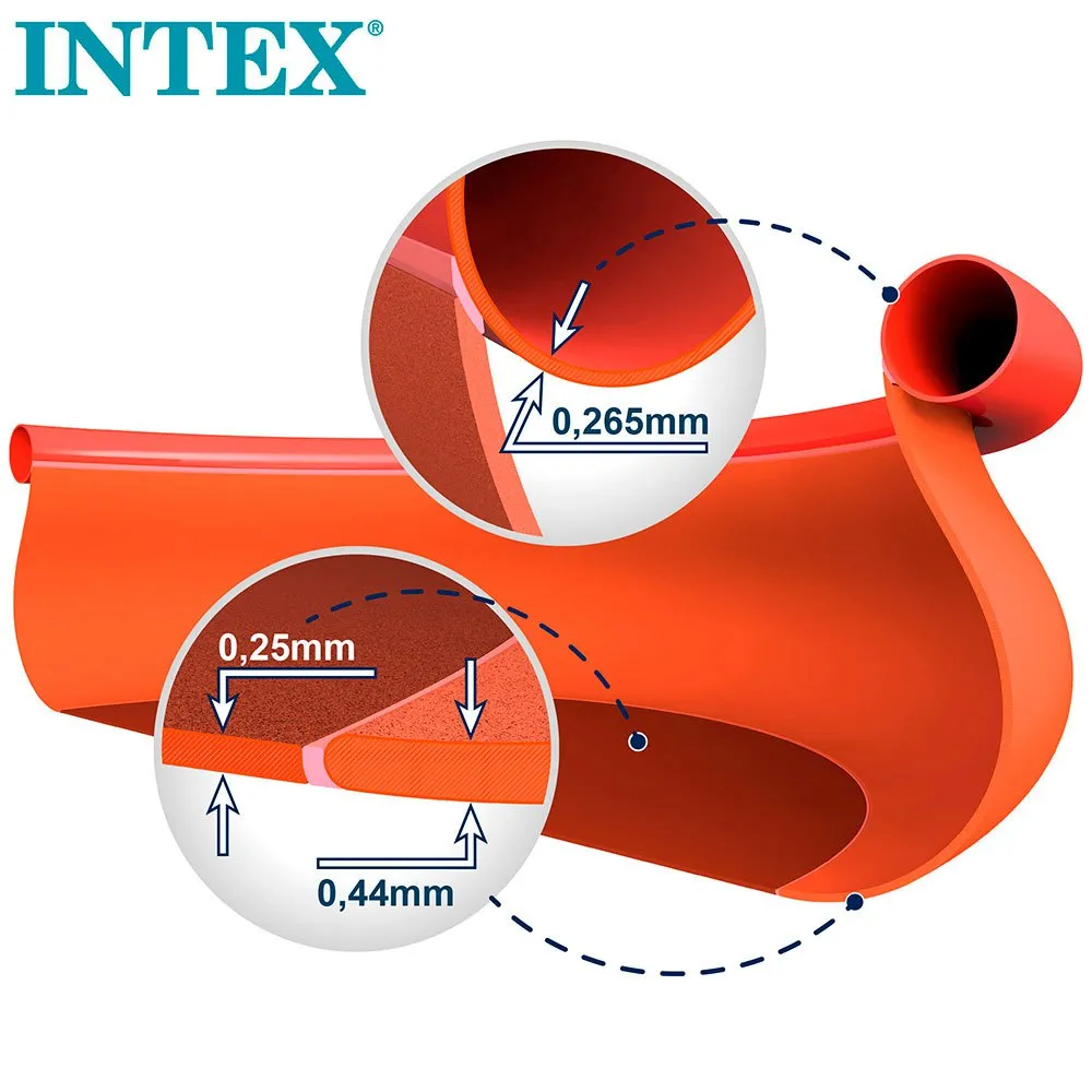 Intex Easy Set Crab Ø183x51cm Rund Oppblåsbar Basseng unisex, Red, 183 x 51cm